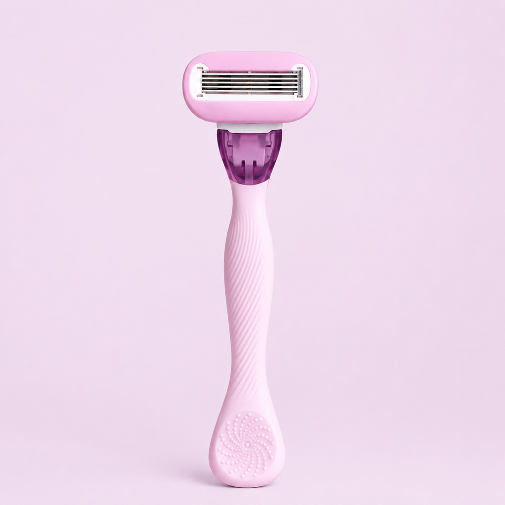 STUBB Aura women’s reusable razor in purple
