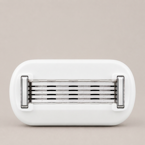 Belle white refill without pink accents, front preview