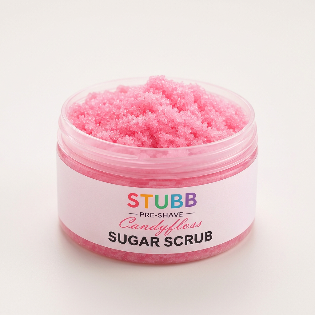 Candyfloss Scrub open-jar neutral-background preview